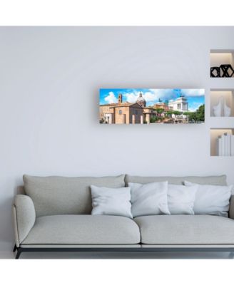 Trademark Global Philippe Hugonnard Dolce Vita Rome 2 Sunday in Rome Canvas Art - 36.5" x 48"