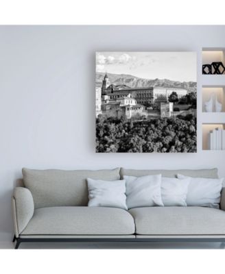 Trademark Global Philippe Hugonnard Made in Spain 3 the Alhambra of Granada B&W II Canvas Art - 19.5" x 26"