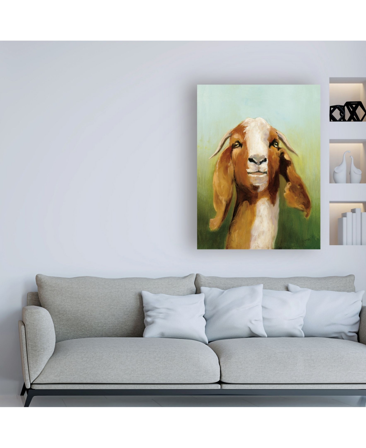 Julia Purinton Got Your Goat Canvas Art -