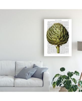 Trademark Global Fab Funky Globe Artichoke Print 2 Canvas Art - 36.5" x 48"