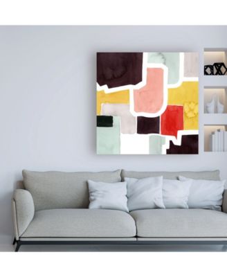 Trademark Global Grace Popp Color Blocking IV Canvas Art - 15.5" x 21"
