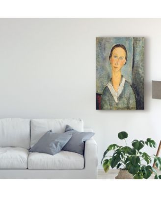 Amedeo Modigliani Girl in a Sailors Blouse, 1918 Canvas Art - 20" x 25"