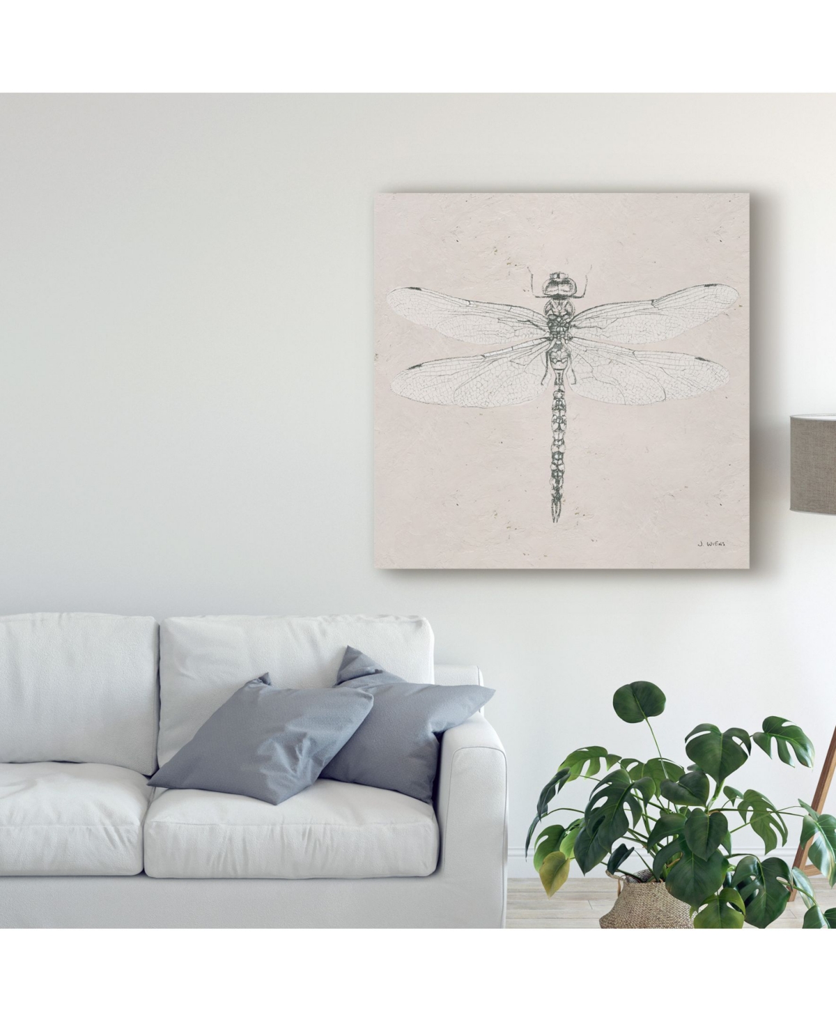 James Wiens Soft Summer Sketches Vi Canvas Art -