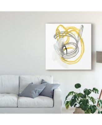 Trademark Global June Erica Vess String Orbit I Canvas Art - 15" x 20"