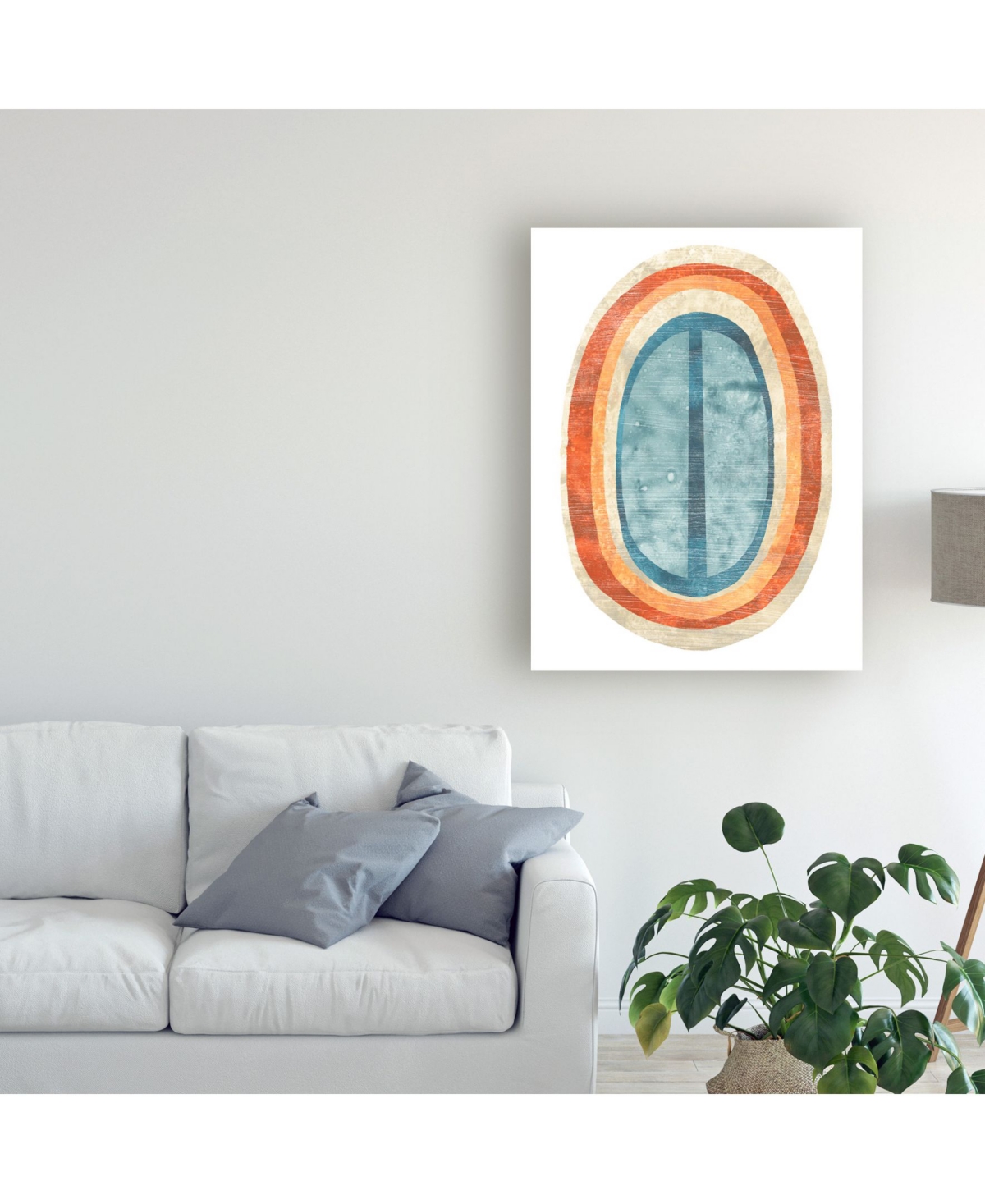 June Erica Vess Ovoid Ii Canvas Art -