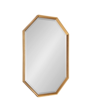 Kate And Laurel Calter Elongated Octagon Wall Mirror In Gold