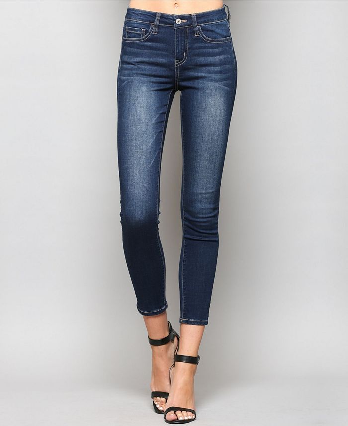 VERVET Mid Rise Super Soft Ankle Skinny Jeans - Macy's