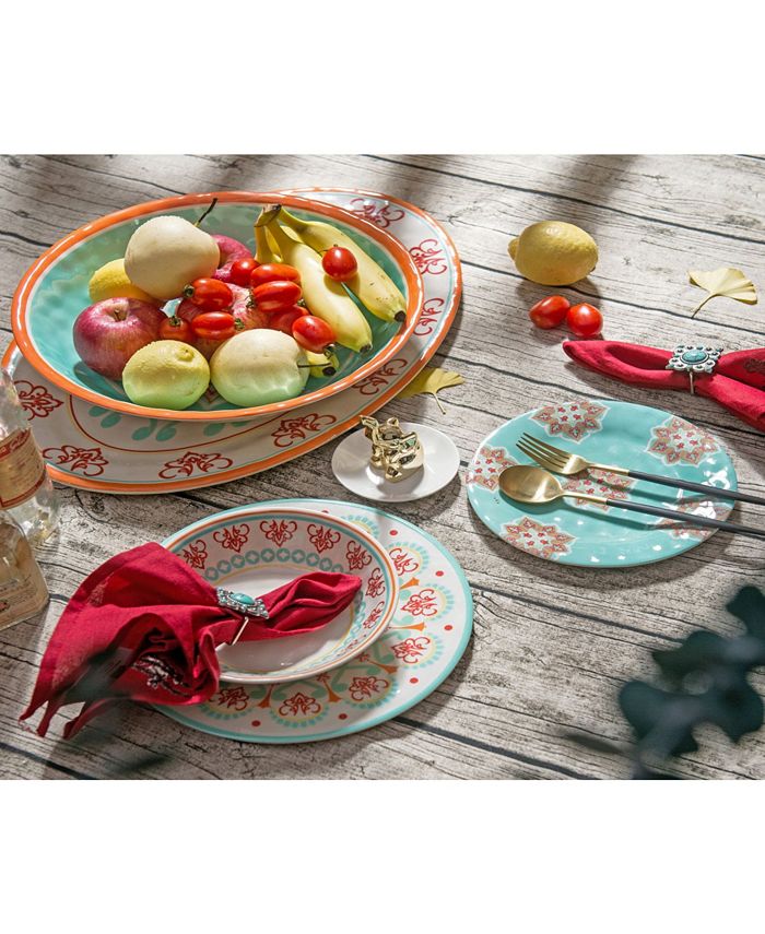 HiEnd Accents Western Melamine 20 Piece Set, Service for 4 Macy's