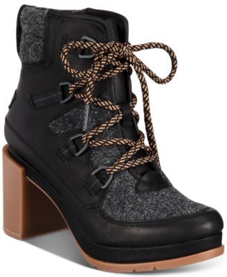 sorel women's lace up boots