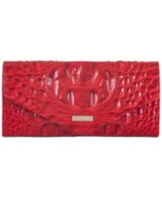 Leather handbag Brahmin Red in Leather - 28267345