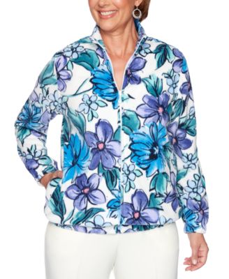 alfred dunner fleece sweatshirts