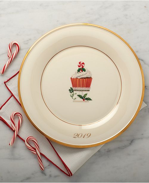 Lenox 2019 Cupcake Accent Plate & Reviews - Home - Macy&#39;s