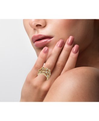 D'Oro by EFFY® Diamond Woven Ring (1 ct. t.w.) in 14k Yellow Gold (Also available in White Gold)