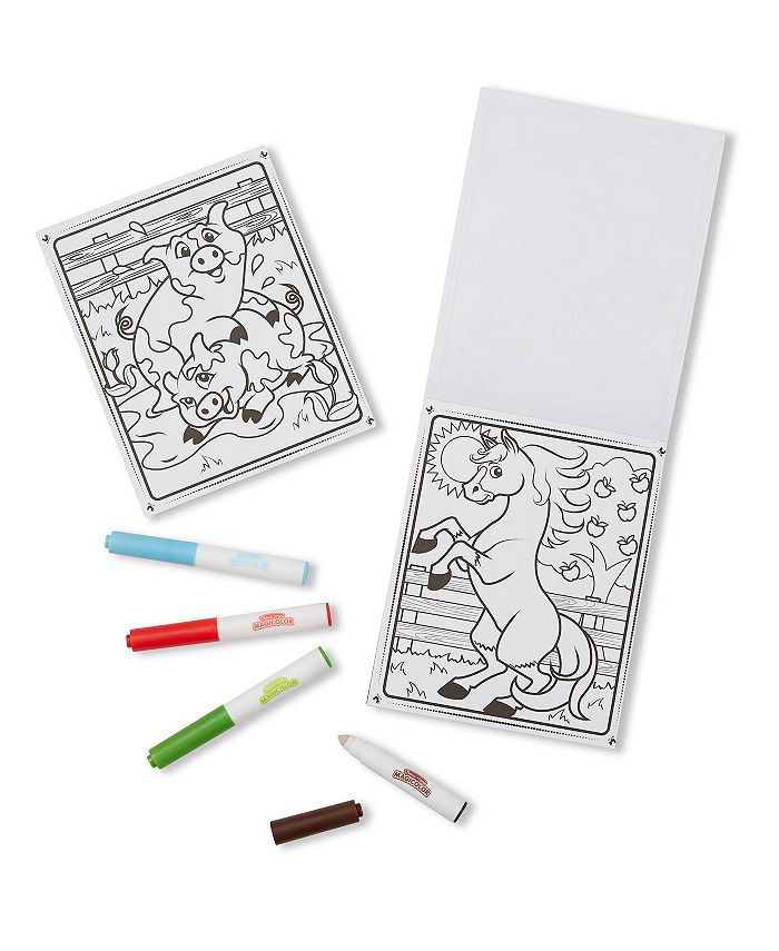 Melissa and Doug Magicolor Coloring Pad Bundle Farm, Games, Adventure