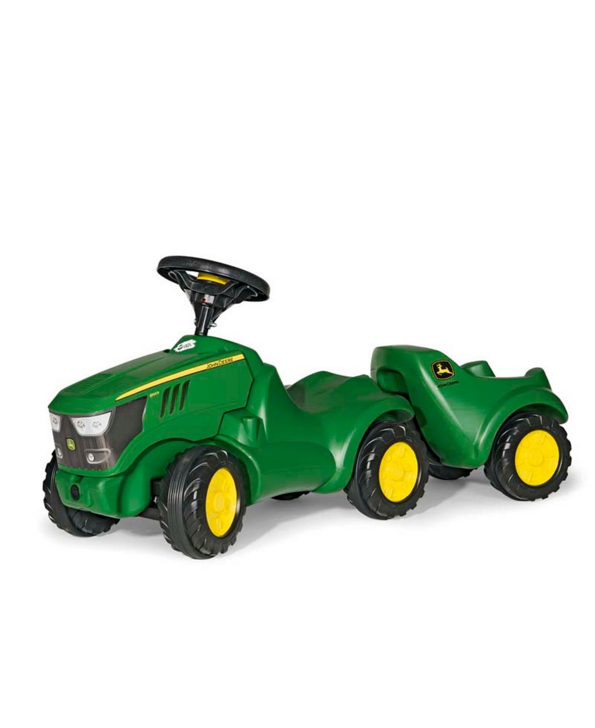 Shop Rolly Toys Foot To Floor John Deere Mini Trac Trailer In Green