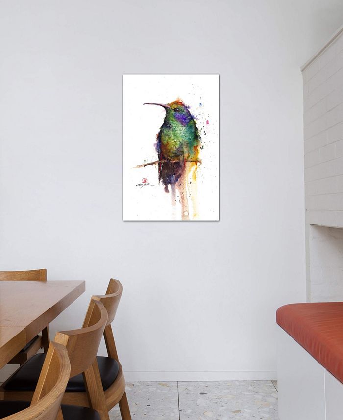 iCanvas Green Bird by Dean Crouser Wrapped Canvas Print - 26