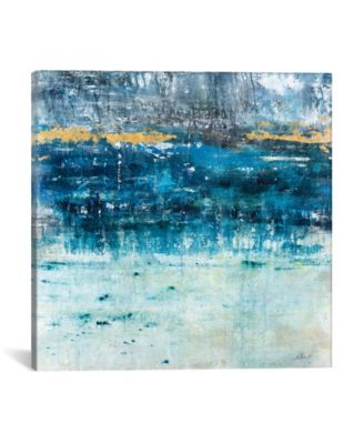 Touch Of Gold by Julian Spencer Wrapped Canvas Print - 26" x 26"