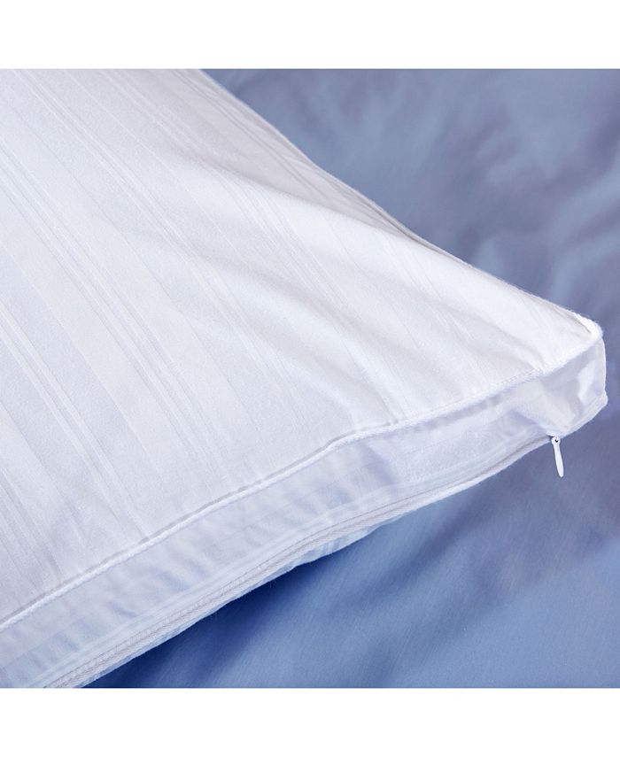 PEFCSTONR Waterproof Pillow Protector - Queen Size Gusseted Encasement With YKK Zipper