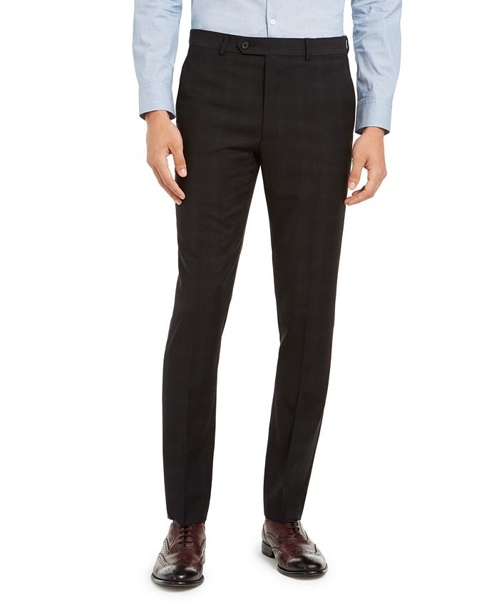 Calvin Klein Men's Skinny Fit Extra Slim Infinite Stretch Suit Pants Blue Size 32X30