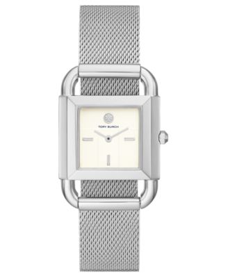 tory burch silver watch