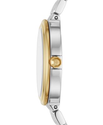 Tory Burch Women's Bailey Two-Tone Stainless Steel Bracelet