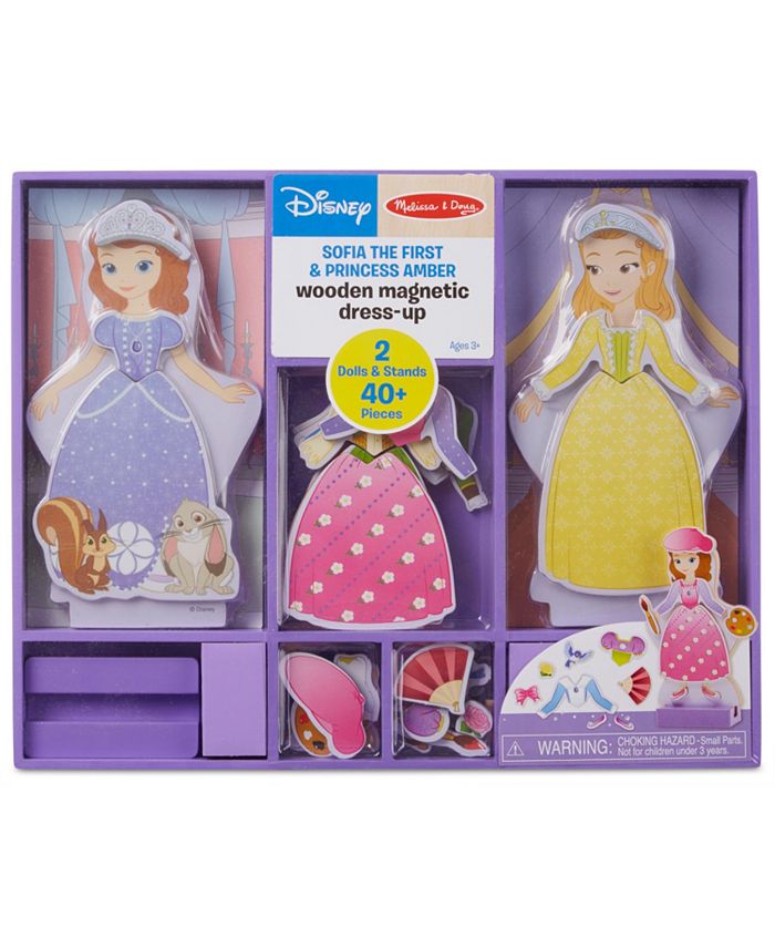 Melissa and Doug Sofia the First & Princess Amber Wooden Dress