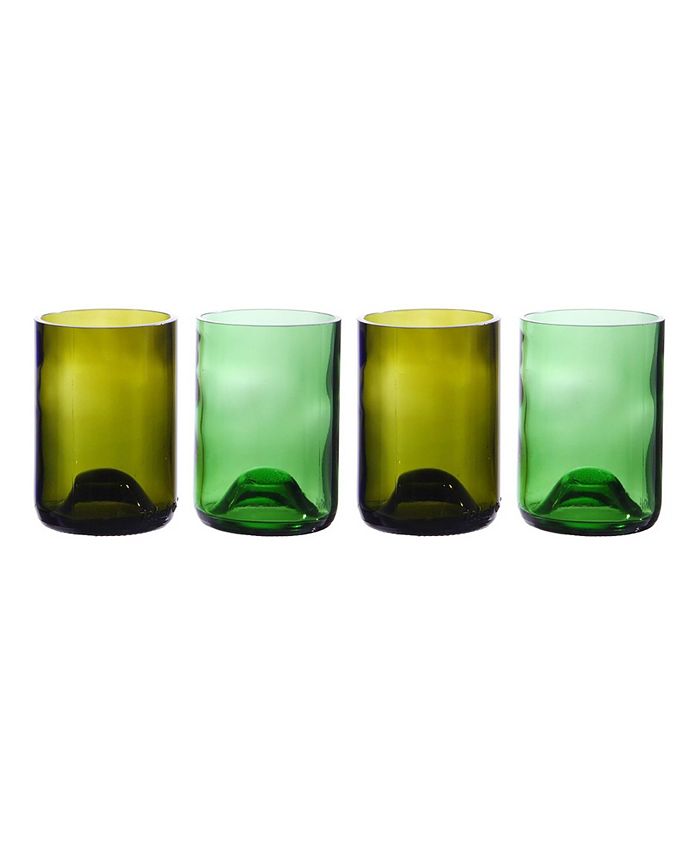 Oenophilia Wine Bottle Tumblers, Set of 4, Asst Macy's