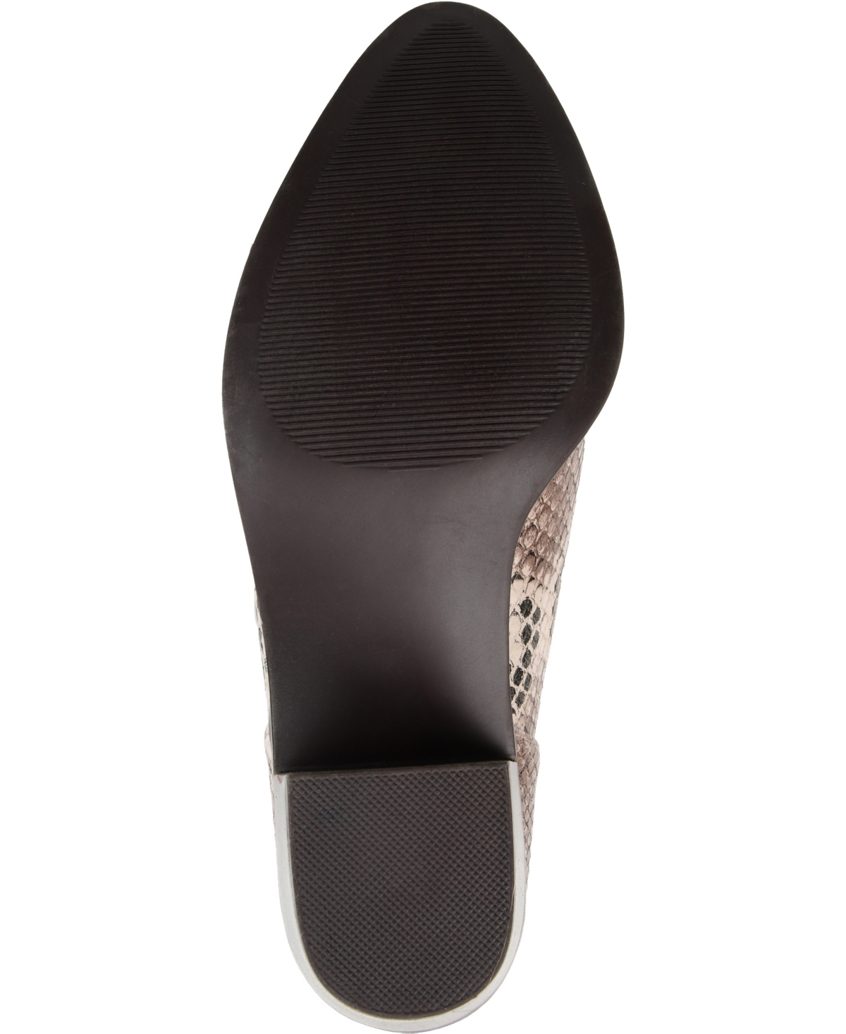 Journee Collection Women's Lola Cut Out Stacked Heel Dress Booties