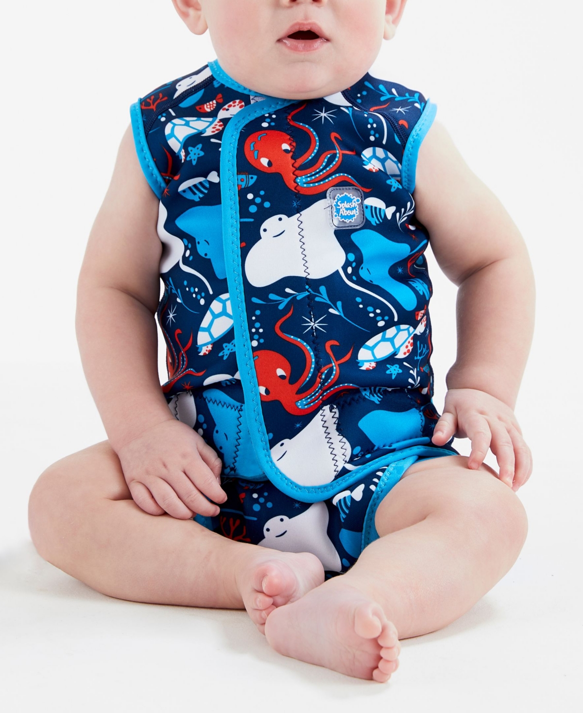 Splash About Toddler Boy's Wrap Wetsuit In Blue