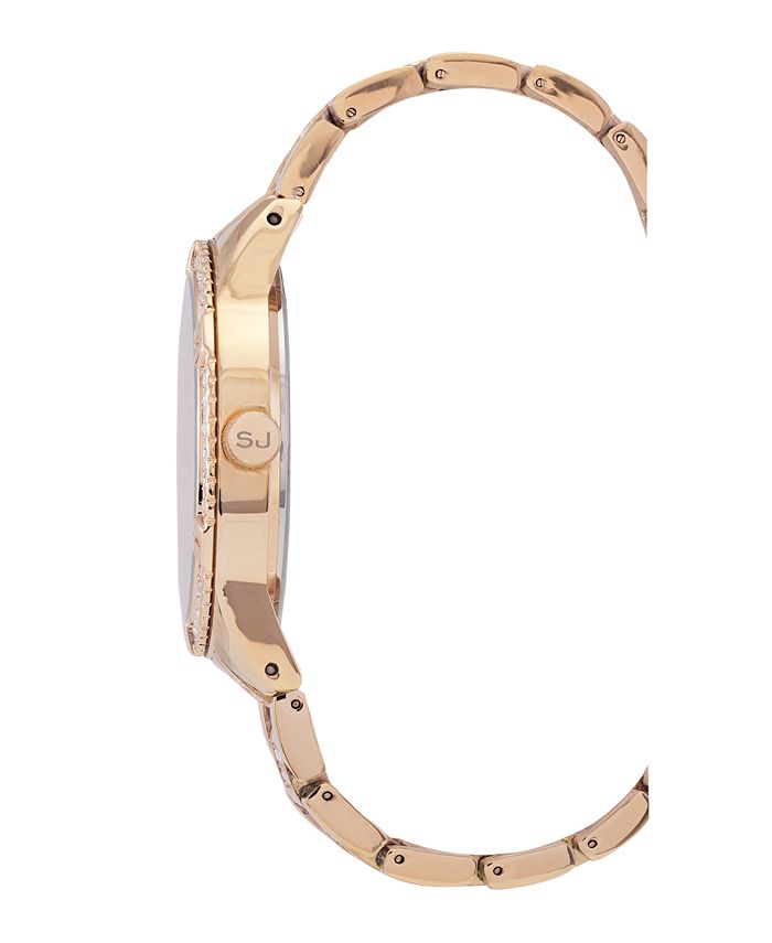 Sean John Men's Dress Sport 3 Hands Gold-tone Base Metal Bracelet Watch ...