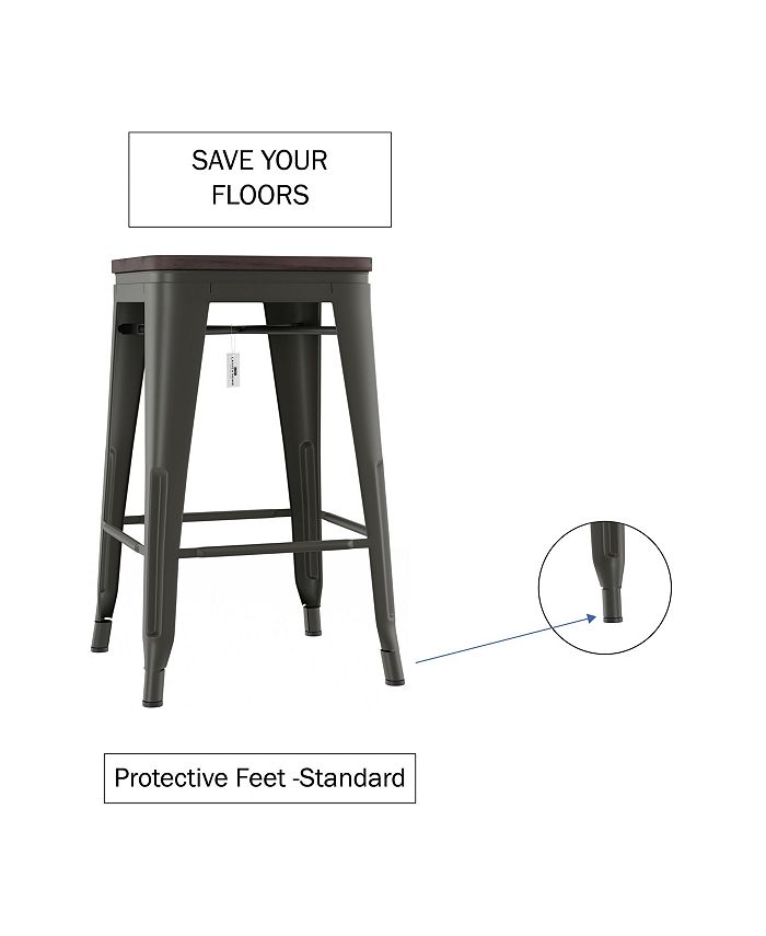 Trademark Global Lavish Home Bar Stools, Set of 4 Macy's