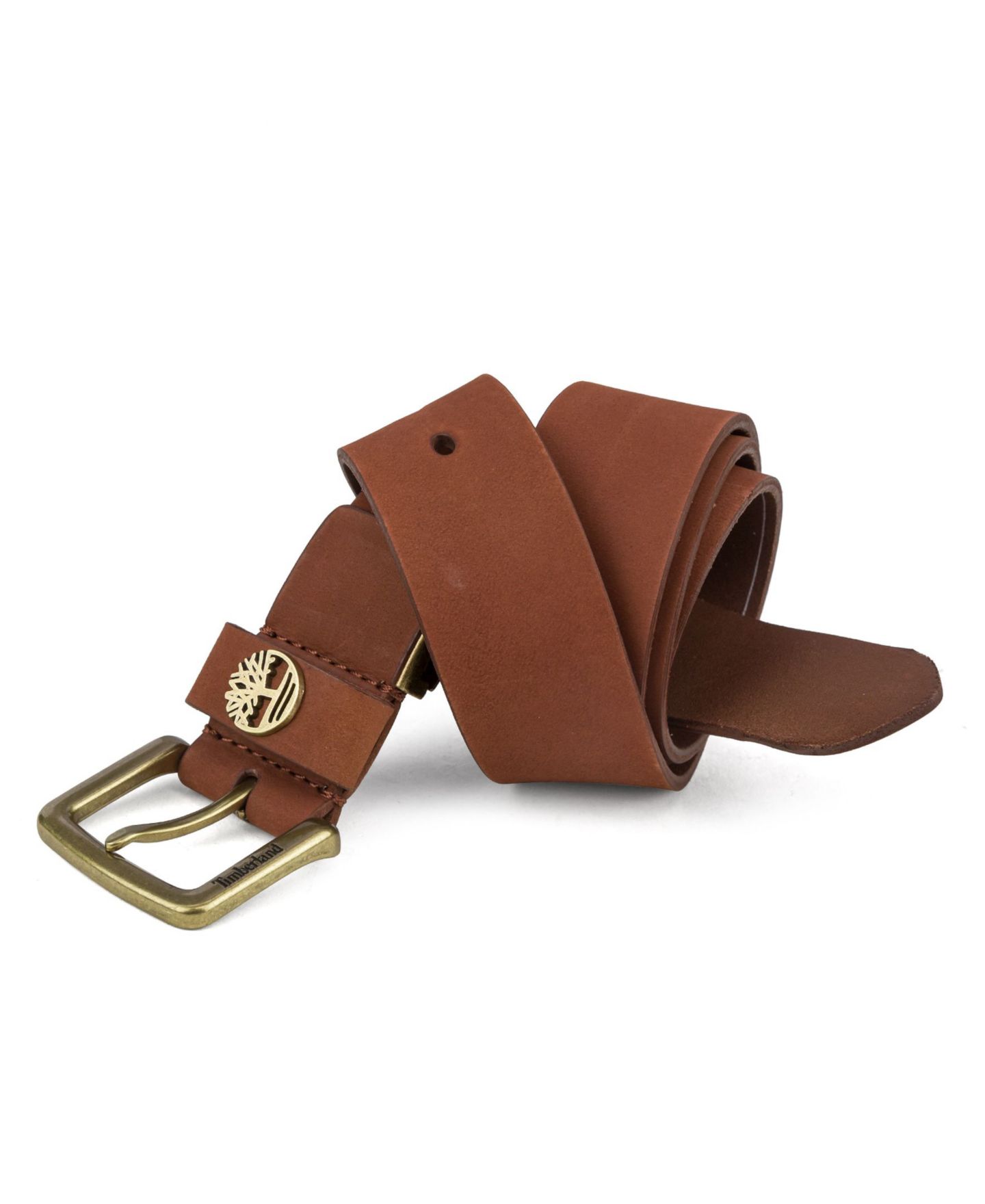 Мужской ремень Timberland 40mm Logo Cut-To-Fit Belt, цвет: Чёрный — фото 4