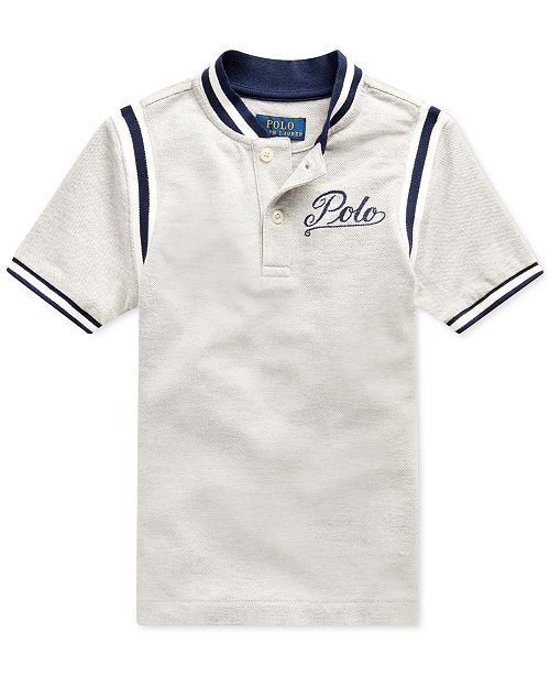 Polo Ralph Lauren Little Boys Mesh Knit Polo Shirt Reviews Macy S