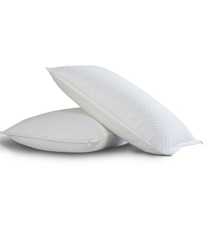 AllInOne Comfort Top Queen Pillow Protectors with Bed Bug Blocker 2