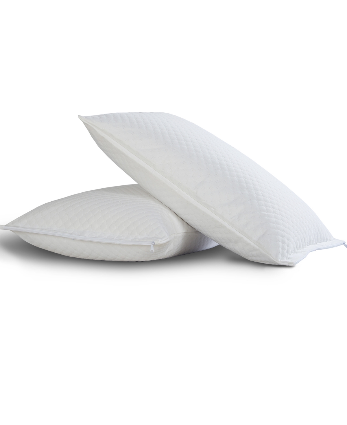 All-In-One Comfort Top Queen Pillow Protectors with Bed Bug Blocker 2-Pack