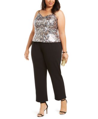 macy's adrianna papell jumpsuit