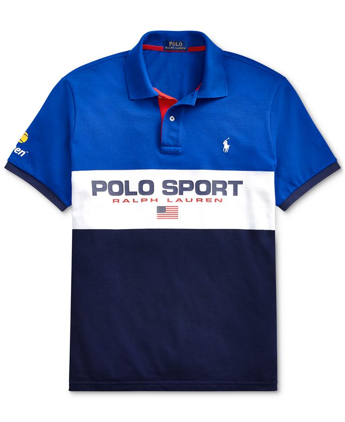 Polo Ralph Lauren Men's US Open Mesh Polo Shirt & Reviews - Polos - Men ...
