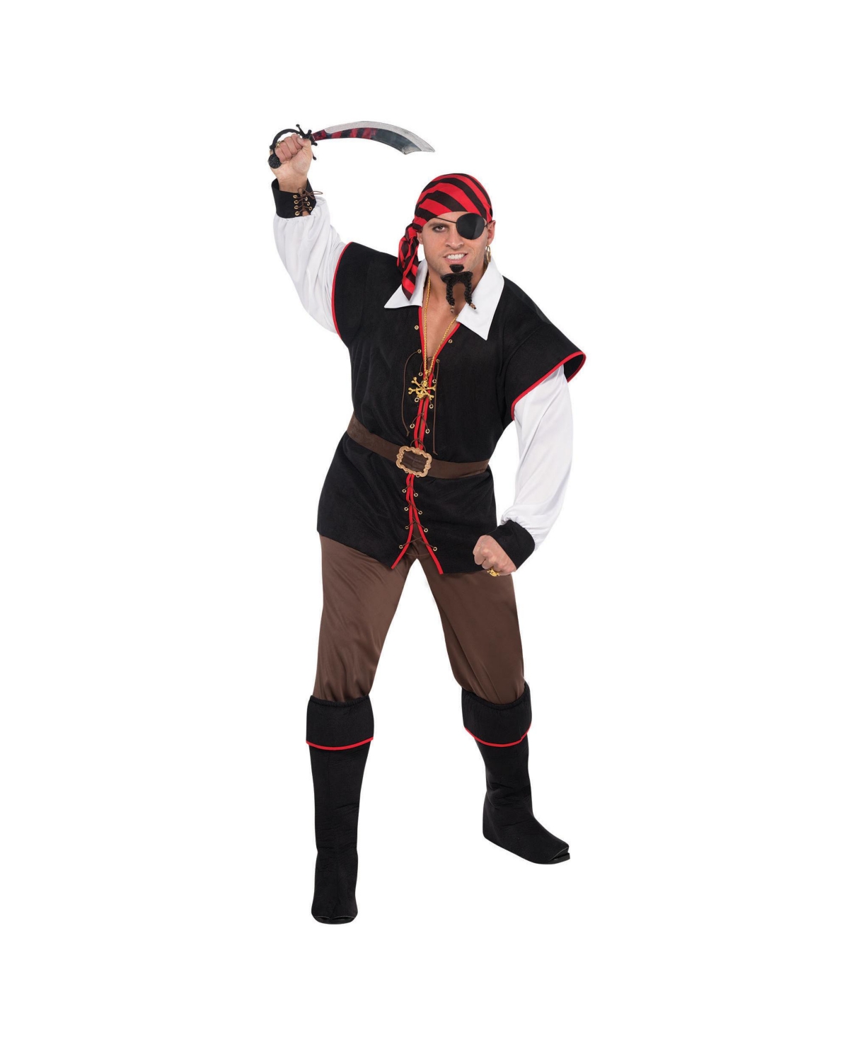 UPC 809801734189 product image for Amscan Rebel Of The Sea Adult Men's Costume - Plus Size | upcitemdb.com