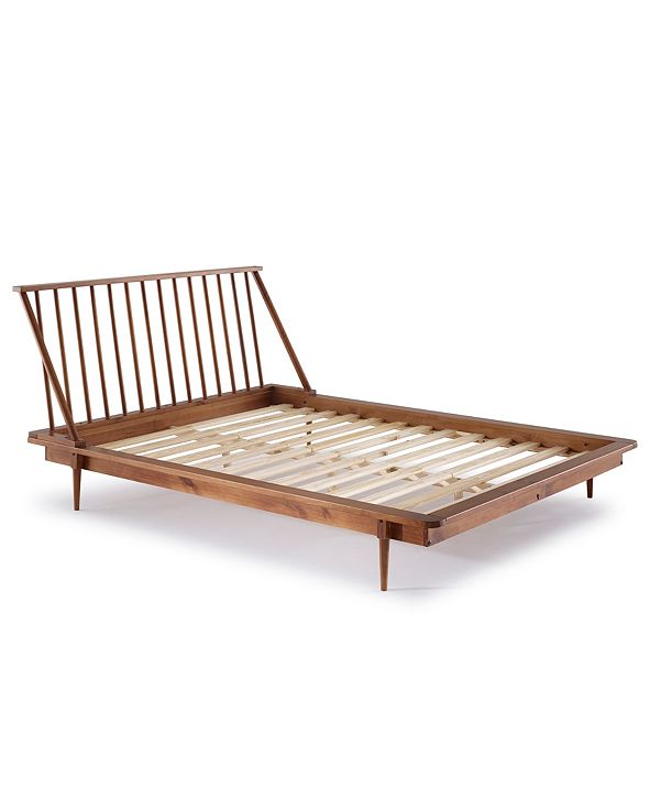 Walker Edison Modern Wood Queen Spindle Bed & Reviews Furniture Macy's