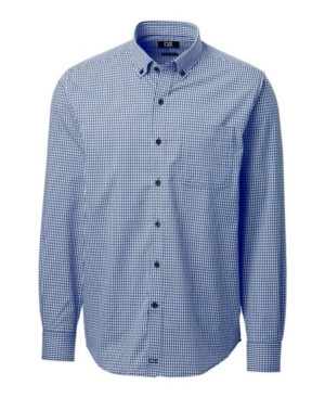 Cutter & Buck Men's Big & Tall Anchor Gingham Shirt