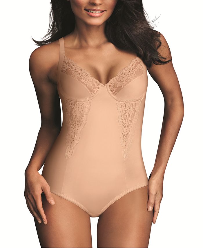 Women's Firm Control Embellished Unlined Shaping Bodysuit1456