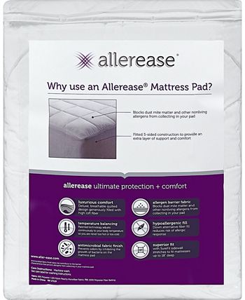 AllerEase - Ultimate Protection and Comfort Allergy Protection Twin Mattress Pad