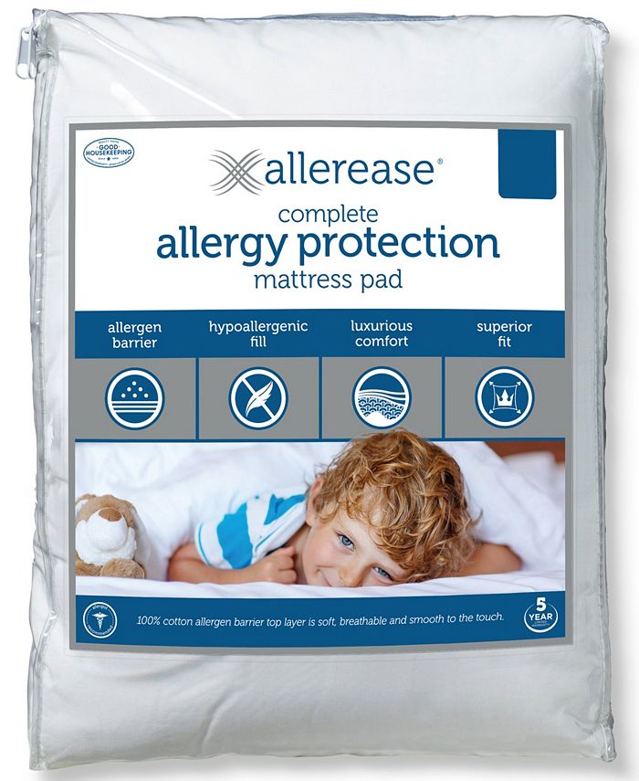 AllerEase Complete Allergy Protection Mattress Pad, Full Macy's