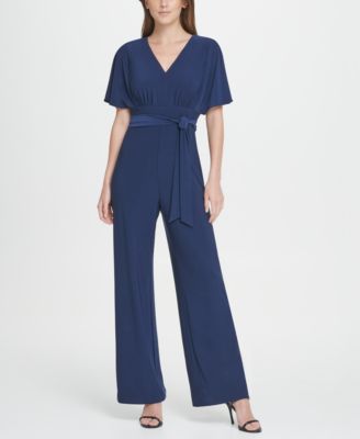 dkny blue jumpsuit