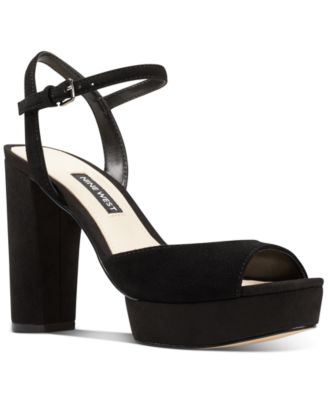 nine west suede sandals