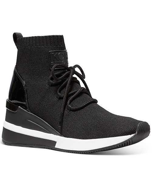 Michael Kors Skyler Wedge Sneakers & Reviews - Boots - Shoes - Macy's