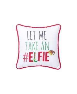 C & F Home Elfie Embroidered Pillow In Red