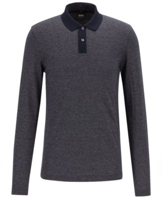 Hugo Boss BOSS Men's Paschal Slim-Fit Polo Shirt - Macy's