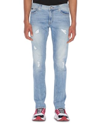 armani exchange ripped jeans