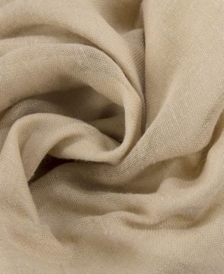 Textured Faux Linen Sheer Curtain